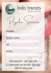 CLÍNICA DENTAL INÉS IRANZO REGALA SONRISAS